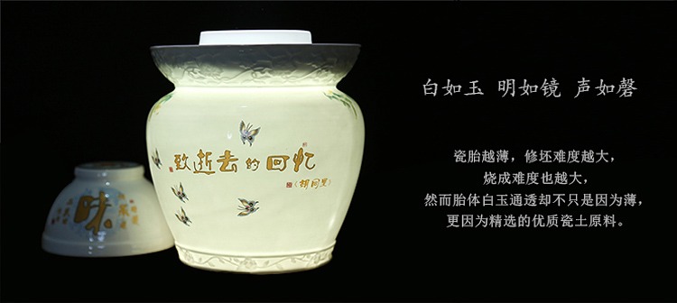 10斤20斤30斤髙白陶瓷泡菜壇子