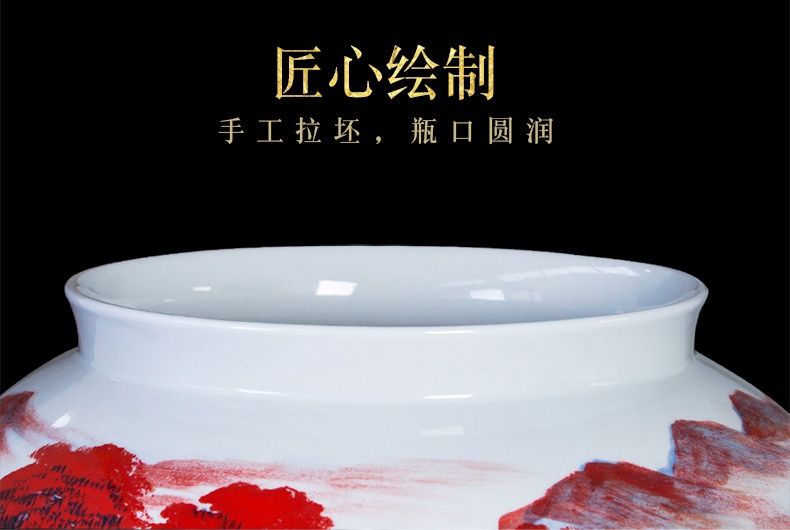 名家手繪陶瓷書畫卷軸缸（萬紫千紅）(圖7)