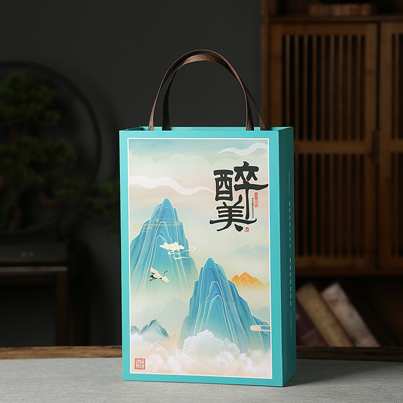 景德鎮一斤精致陶瓷酒瓶禮品裝(圖5)